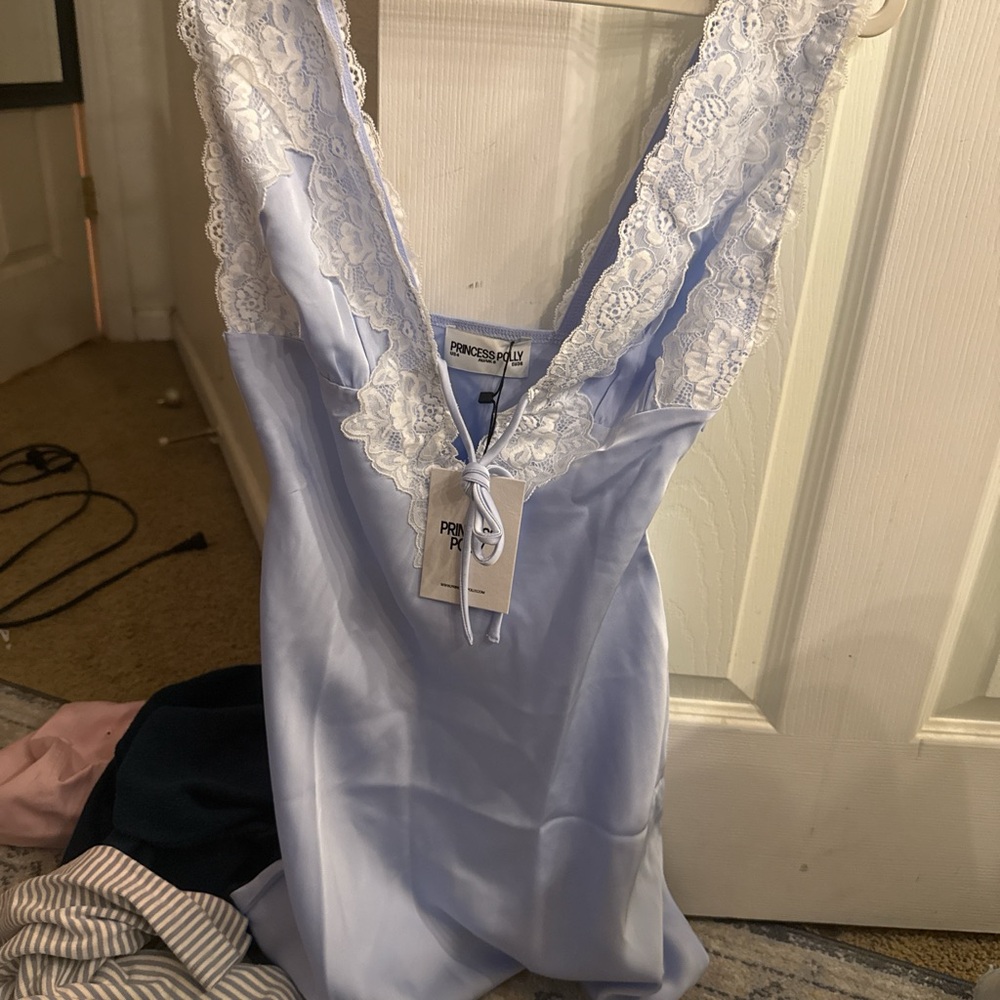 Cute mini blue dress 🩵🩵🩵